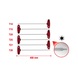 T-handle TX angle pin wrench set, 6-piece - T-handle angle pin wrench set - 3