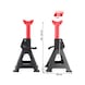 Performance steel jack stand with quick adjustment, 3000 kg, sold in pairs - Support blocks - 3