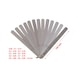 Piston feeler gauge, 20 leaves, 0.05-1 mm - Special gauge - 3