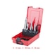 HSS step drill bit set, plastic case, 3-piece - HSS step drill bit - 2