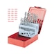 HSS-G twist drill set, sheet steel case, 19 pieces 1-10 mm - HSS-G twist drill set - 2