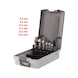 HSS Co 5 cone deburring countersink set, plastic case, 6 pieces - Countersink set - 2