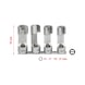 3/8 inch special injection line wrench set, 4-piece - Special tools for motor vehicles - 3
