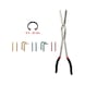 Double-jointed locking pliers for internal locking rings - Other pliers - 2