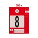 KS TOOLS Key ring set, red, 300 pieces - Key ring&nbsp; - 2