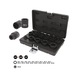 1/4 inch, 3/8 inch, 1/2 inch TX power socket set, 19 pieces - Multifunctional tool - 2
