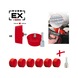 KS TOOLS Rubber disc for alloy wheels, conical, pack of 6 - Grinding disc - 2