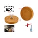Rubber eraser disc, 88 mm - Grinding disc - 3