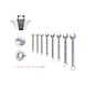 Combination wrench set, offset, 8 pieces, 8-19 mm - Combination spanner set - 2
