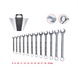 KS TOOLS Ring spanner set, offset, 12-piece 8-19 mm - Combination spanner set - 2