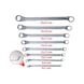 Double ring spanner set, offset, 8-piece 6-22 mm - Double ring spanner set - 2
