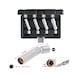 3/8 inch spark plug socket set, 4-piece, magnetic with joint - Socket wrench insert (12-point) - 2