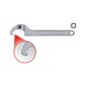 Hook wrench with nose, 50-80 mm - Articulated hook spanner Nose - 3