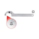 Hook wrench with pin, 15-35 mm - Hook wrench, pin - 3