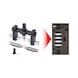 Clamping bore spreader tool set, 11-piece - Extraction tool, extractor (other) - 3