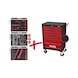 ECOline BLACK/RED workshop trolley with 7 drawers and 215 premium tools - ECOline workshop trolley - 2