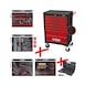 ECOline BLACK/RED workshop trolley with 7 drawers and 515 premium tools - ECOline workshop trolley - 2