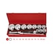 1-inch socket wrench set, 14-piece 911.0815 - Socket wrench (set) - 2