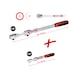 1/4 inch, 1/2 inch telescopic reversible ratchet set, 2 pieces - KS TOOLS Ratchet (stepped spanner) - 2