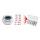 Assortment of lock nuts, M4-12, 146 pieces - Nut (special shape) - 2