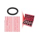 Assortment of O-rings, inner diameter: 3-50 mm/R01-R32, 419 pieces - O-ring - 2