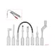 KS TOOLS Grease gun adapter set, 7 pieces - Lubricator (parts) - 2