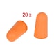 Earplugs PU, without cord, 20 pairs - Earplugs - 2