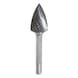 HM pointed arch milling cutter, shape G, 16 mm - HM pointed arch burr - 2