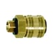 KS TOOLS Brass coupling with external thread, G3/8 inch AG - Brass coupling with external thread - 3