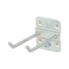 Double tool holder with slanted hook end, D: 6 mm, 75 mm - Tool holder, workpiece holder (other) - 2