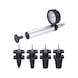 Cooling system expander cone diagnostic set, 5 pieces - Coolant circuit (automotive, assembly, other) - 2