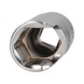 KS TOOLS 3/8 inch special angle pipe connector socket, 17 mm - 3/8 inch special angle pipe connector socket - 2