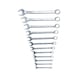 Combination wrench set, angled, 12-piece 10-32 mm - Combination spanner set - 2