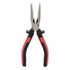 KS TOOLS ERGOTORQUE flat round nose pliers, bent, 210 mm on hanger - Flat round pliers - 2