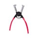 Click hose clamp pliers, 160 mm on hanger - Hose clamp pliers - 3