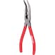 Flat round nose pliers, bent, 200 mm - Flat round pliers - 3