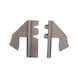 Crimping insert for Delphi with seal D: 0.35/0.5-0.8 mm&sup2; - Crimping tool insert - 2