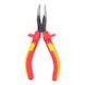 ERGOTORQUE VDE flat round nose pliers, curved, 165 mm - Flat round pliers - 3