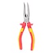 ERGOTORQUE VDE flat round nose pliers, curved, 205 mm - Flat round pliers - 2