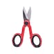 Universal workshop shears, 140 mm, red - Universal shears - 3