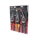 Lever sheet metal shears set, 3-piece 118.0050 - Scissors (hand tools, miscellaneous) - 3