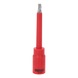 KS TOOLS 3/8 inch insulated bit socket TX, T30, 122 mm - 3/8 inch insulated bit socket TX - 3