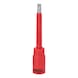 3/8 inch insulated bit socket TX, T40, 122 mm - 3/8 inch insulated bit socket TX - 3