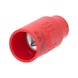 KS TOOLS 3/8 inch insulated socket, 10 mm 118.3835 - 3/8 inch insulated socket - 3