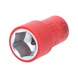 3/8 inch insulated socket, 18 mm 118.3843 - 3/8 inch insulated socket - 3