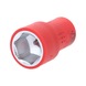 3/8 inch insulated socket, 19 mm 118.3844 - 3/8 inch insulated socket - 3