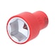 KS TOOLS 3/8 inch insulated socket, 22 mm 118.3847 - 3/8 inch insulated socket - 3