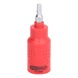 KS TOOLS 3/8 inch insulated bit socket hexagon socket, 4 mm, 60 mm long - 3/8 inch insulated bit socket hexagon socket - 3