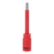 3/8 inch insulated bit socket hexagon socket, 6 mm, 122 mm long - 3/8 inch insulated bit socket hexagon socket - 3