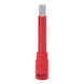 3/8 inch insulated bit socket hexagon socket, 10 mm, 122 mm long - 3/8 inch insulated bit socket hexagon socket - 3